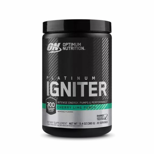 Optimum Nutrition Platinum Igniter Cherry Lime Punch 0.84 lb (20 Servings) Indonesia | 95418-WBOE